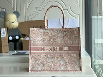Christian Dior |Book Tote Pink - M1286Z - 41.5x34.5x16cm