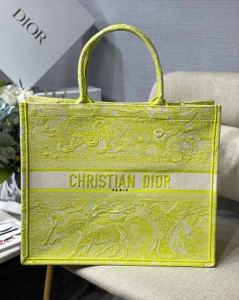 Christian Dior |Book Tote Lime - M1286Z - 41.5x34.5x16cm