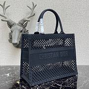 Christian Dior| Mesh Book Tote Black -  36cm - 4