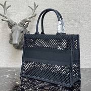 Christian Dior| Mesh Book Tote Black -  36cm - 5