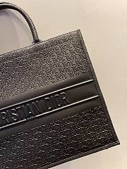 Christian Dior| Book Tote Black Dior Oblique Embossed Calfskin - M1286Z - 41cm - 5