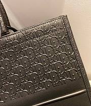 Christian Dior| Book Tote Black Dior Oblique Embossed Calfskin - M1286Z - 41cm - 6