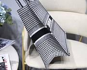 Christian Dior| Book Tote Black and White Houndstooth Embroidery - M1286Z - 41cm - 2