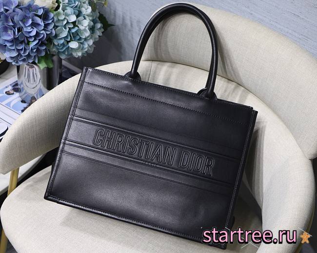 Christian Dior| Book Tote Black Calfskin - M1286Z - 36cm - 1