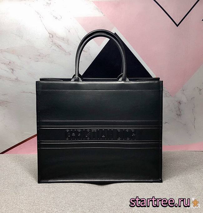 Christian Dior| Book Tote Black Calfskin - M1296Z - 41cm - 1