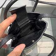 Balenciaga| Shopping Phone Holder In Black - 12x4.5x18cm - 6