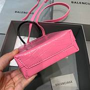 Balenciaga| Shopping Phone Holder In Pink Crocodile - 12x4.5x18cm - 6