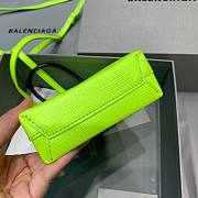 Balenciaga| Shopping Phone Holder In Green - 12x4.5x18cm - 5