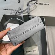 Balenciaga| Shopping Phone Holder In Grey - 12x4.5x18cm - 5