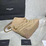YSL| Loulou Puffer Small Bag In Quilted Lambskin Beige - 29x17x11cm - 6