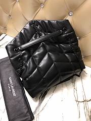 YSL| Loulou Puffer Medium Bag In Quilted Lambskin Black - 35x23x13.5cm - 2