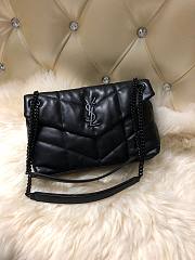 YSL| Loulou Puffer Small Bag In Quilted Lambskin Black - 29x17x11cm - 1