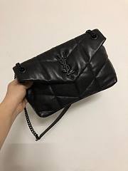 YSL| Loulou Puffer Small Bag In Quilted Lambskin Black - 29x17x11cm - 3