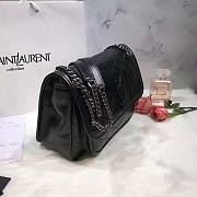 YSL| Niki Shoulder Bag Black - 28x20x8.5cm - 6