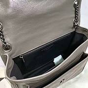 YSL| Niki Shoulder Bag Grey - 28x20x8.5cm - 2