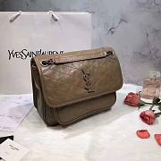 YSL| Niki Shoulder Bag Beige - 28x20x8.5cm - 1