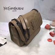 YSL| Niki Shoulder Bag Beige - 28x20x8.5cm - 6