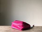 YSL| Niki Small In Crinkled Vintage Leather Pink - 22cm - 3