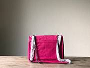 YSL| Niki Small In Crinkled Vintage Leather Pink - 22cm - 4