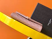 YSL| Monogram Small Envelope Wallet Pink - 13,5 x 9,5 x 3 cm - 4