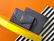 YSL| Monogram Small Envelope Wallet- 13,5 x 9,5 x 3 cm - 1