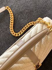 YSL| Medium College Chain Bag Naturel & Sea Salt - 24x17x6cm - 3