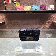 Fendi| Baguette Black Leather Bag- 8BS017 - 18x4x11cm - 1