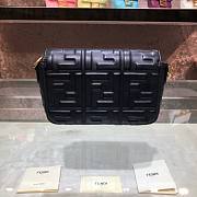 Fendi| Baguette Black Leather Bag- 8BS017 - 18x4x11cm - 2