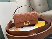 Fendi| Baguette Brown Nappa Leather Bag- 8BR600 - 26x5x15cm - 1