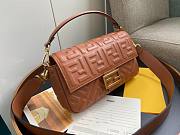 Fendi| Baguette Brown Nappa Leather Bag- 8BR600 - 26x5x15cm - 4