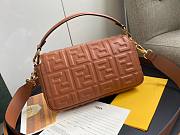 Fendi| Baguette Brown Nappa Leather Bag- 8BR600 - 26x5x15cm - 3