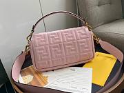 Fendi| Baguette Pink Nappa Leather Bag- 8BR600 - 26x5x15cm - 2