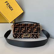 Fendi| Baguette Brown Sheepskin Bag- 8BR600 - 27x5x15cm - 1