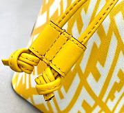 Fendi| Mon Tresor Yellow Glazed Canvas Mini-Bag- 8BS010 - 12x10x18cm - 6