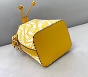 Fendi| Mon Tresor Yellow Glazed Canvas Mini-Bag- 8BS010 - 12x10x18cm - 3