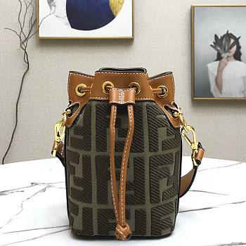 Fendi| Mon Tresor Monogram Calfskin Canvas - 8BS010 - 18.5x12x10cm