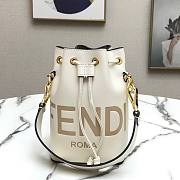 Fendi| Mon Tresor White Leather Bag- 8BS010 - 18x12x10cm - 1