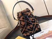 Fendi| Mon Tresor Mini-bag in Brown Sheepskin - 8BS010 - 18x12x10cm - 5