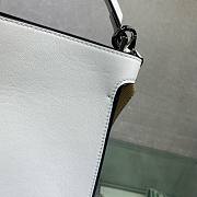 Fendi| Medium Peekaboo X-Lite White Leather Bag- 8BN310 - 30x25x15cm - 3