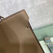 Fendi| Medium Peekaboo X-Lite Brown Leather Bag- 8BN310 - 30x25x15cm - 5
