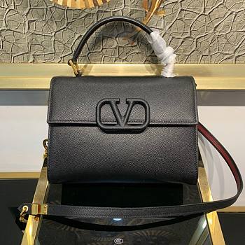 Valentino |Small Vsling Grainy Calfskin Black - ZW2B0F - 22x10x16cm
