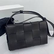 Bottega Veneta | CASSETTE Black - 578004 - 23cmx15cmx6cm - 3