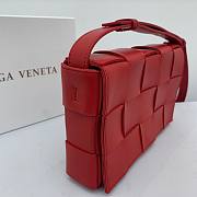 Bottega Veneta | CASSETTE Red - 578004 - 23cmx15cmx6cm - 6