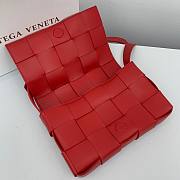 Bottega Veneta | CASSETTE Red - 578004 - 23cmx15cmx6cm - 4