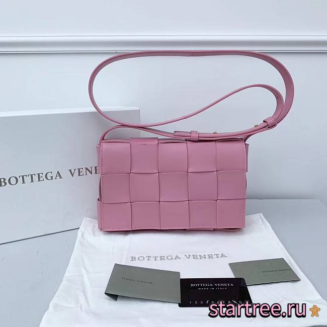 Bottega Veneta | CASSETTE Pink - 578004 - 23cmx15cmx6cm - 1