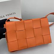 Bottega Veneta | CASSETTE Orange- 578004 - 23cmx15cmx6cm - 3