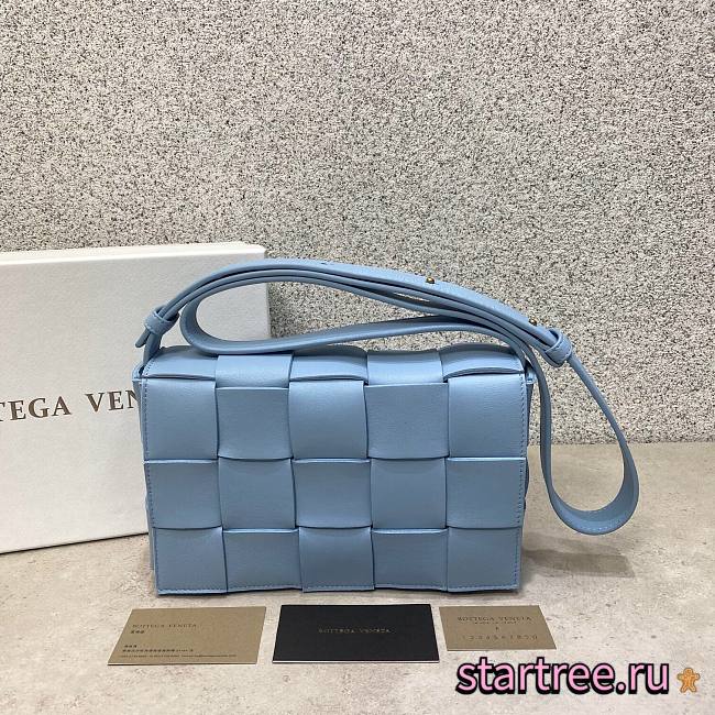 Bottega Veneta | CASSETTE Light Blue- 578004 - 23cmx15cmx6cm - 1