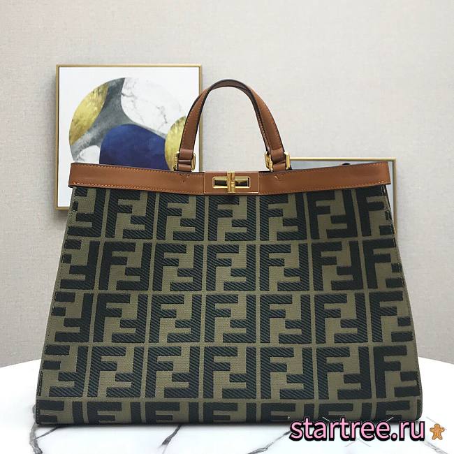 Fendi |PEEKABOO X-TOTE Canvas - 8BH374 - 40x12x29cm - 1