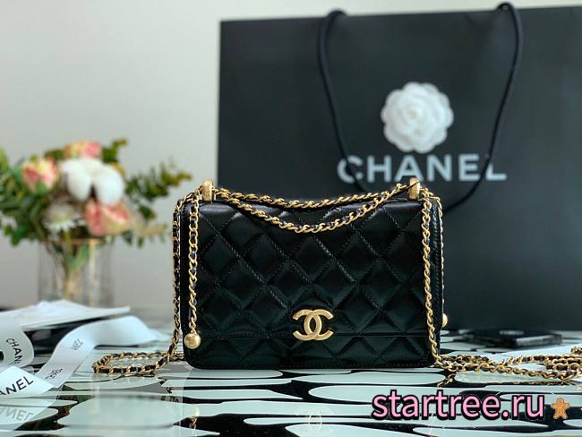 Chanel Wallet On Chain Black - AP2289 - 19cm - 1