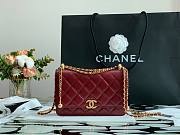 Chanel Woc Wallet On Chain Burgundy - AP2289 - 19cm - 4